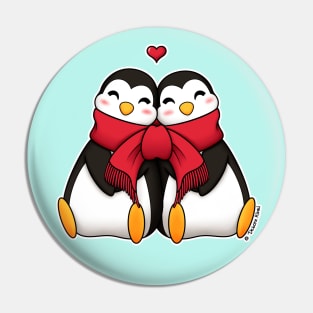 Penguins in love Pin