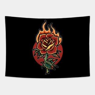 Burning Rose Tapestry