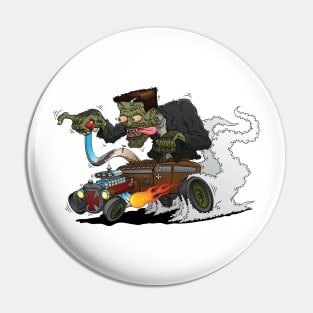 Low Brow Frankenstein Pin