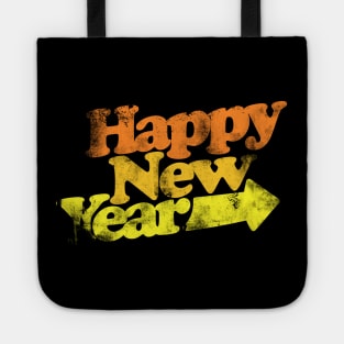 Vintage Happy New Year Tote