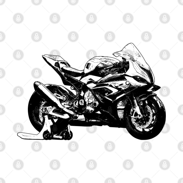 S1000RR Bike Sketch Art by KAM Std