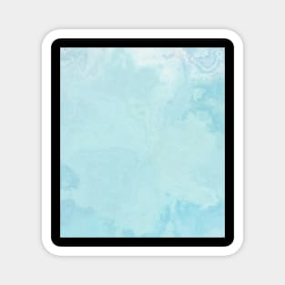 Aqua Lace Agate Fluid Pour Magnet