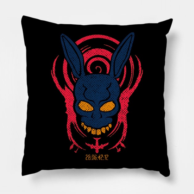 WAKE UP design with distress Pillow by thewizardlouis