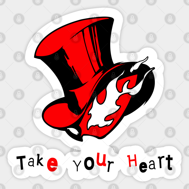Take Your Heart - Persona 5 - Sticker | TeePublic