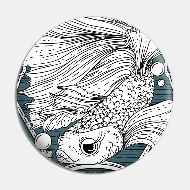 Betta fish illustration Pin by ChrisiMM