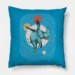 Flying elephant. Pillow