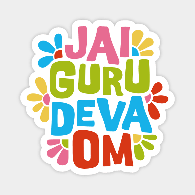 Jai Guru Deva Om Magnet by majoihart