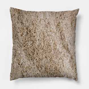 Sand texture on beach Pillow