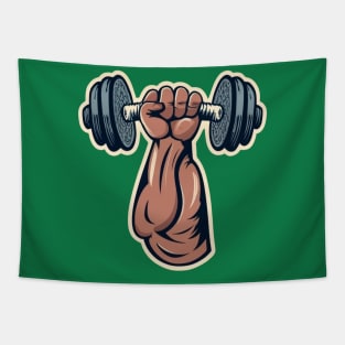 build muscles-Gym Edition Tapestry