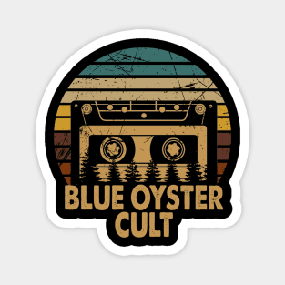 Design Blue Öyster  Proud Name Retro 70s 80s 90s Gift Magnet