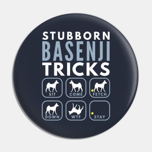 Stubborn African Barkless Dog Tricks - Dog Training Pin