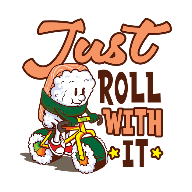 Sushi Lover Shirt | Just Roll With It by Gawkclothing