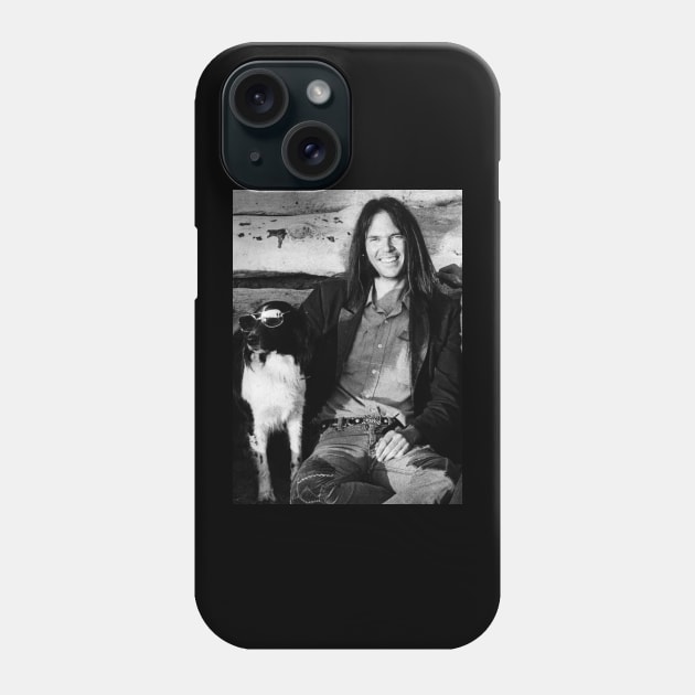 Neil Young / 1945 Phone Case by DirtyChais
