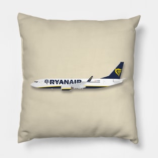 Ryanair Boeing 737 airliner Pillow