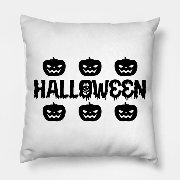 happy Halloween day Pillow by KA fashion