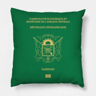 Central African Republic passport Pillow