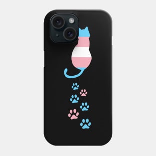 Transgender Pride Cat Gift Support Trans Community Phone Case