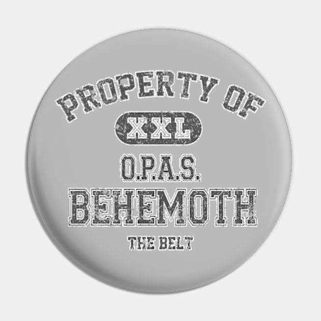 Property of the Behemoth Pin by tonynichols