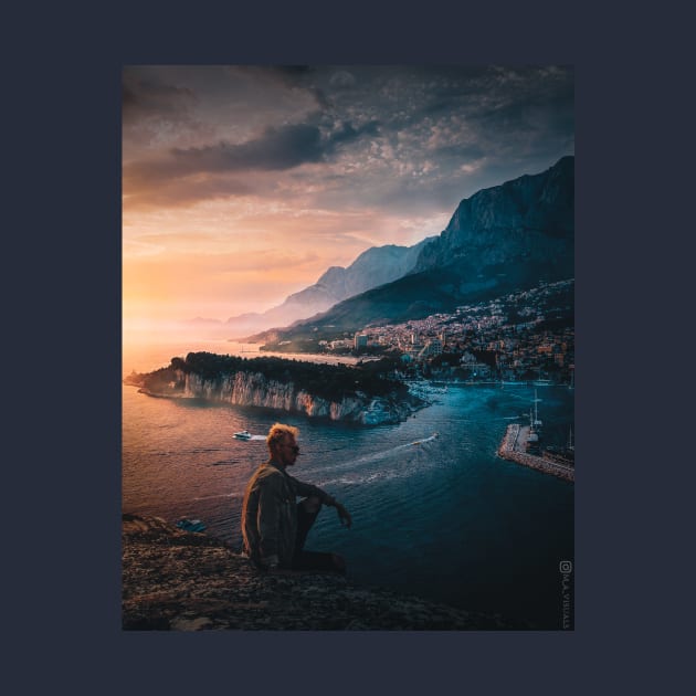 Sunset in Makarska by m1a1visuals