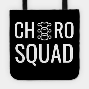 Chiro Squad, Back Spine Subluxation Chiropractor, Chiropractic Tote