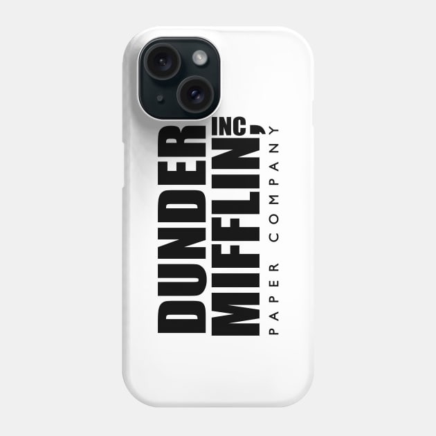 Dunder Mifflin Inc Phone Case by MoustacheRoboto