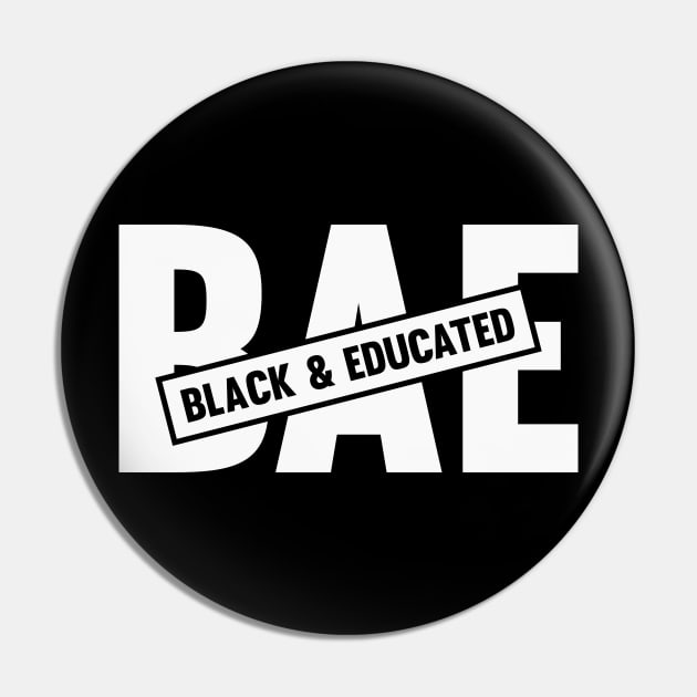 BAE Black & Educated Pin by CatsCrew