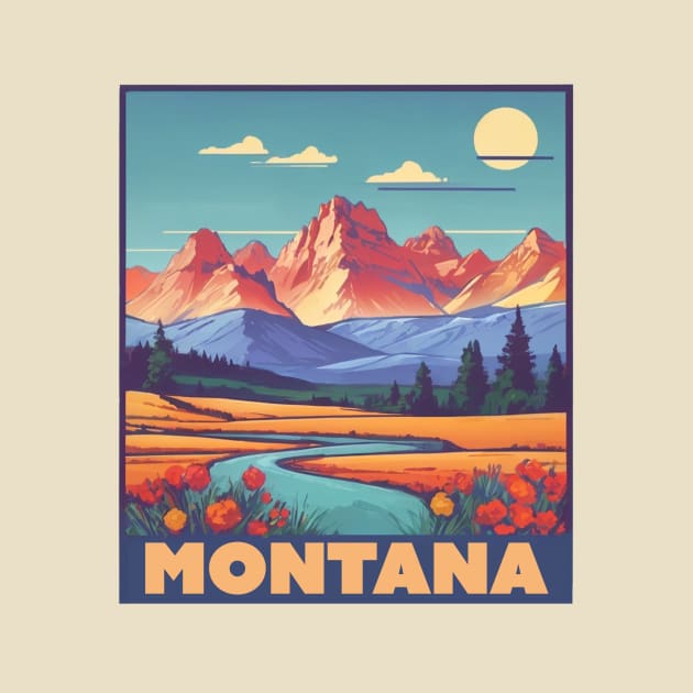 Montana Vintage Design by huefinder