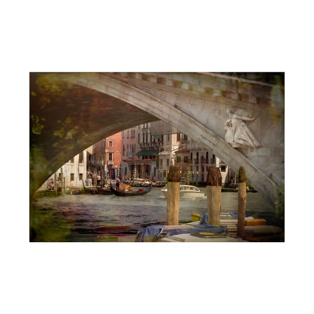 Under the Rialto Bridge - with artistic filter by Violaman