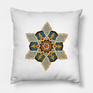 Mosaic Mandala Pillow