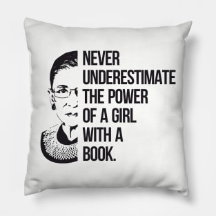 Ruth Bader Ginsburg Pillow