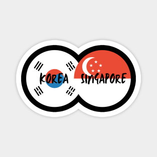 Korean Singaporean - Korea, Singapore Magnet