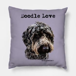 Doodle Dog Love Pillow