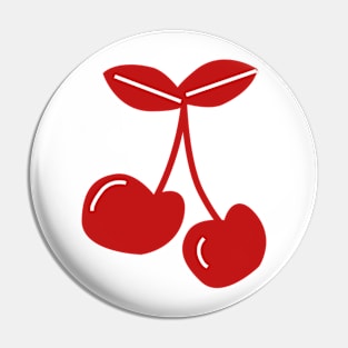 red cherry Pin