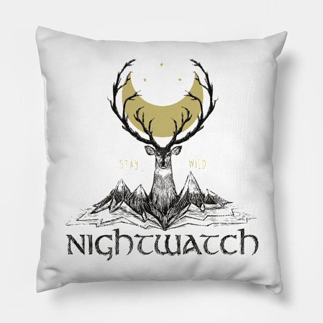 fantasy deer nature Pillow by hayr pictures