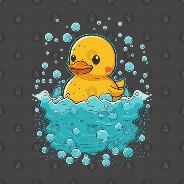 Rubber Duck And Duckling Men Women Kids by Linco