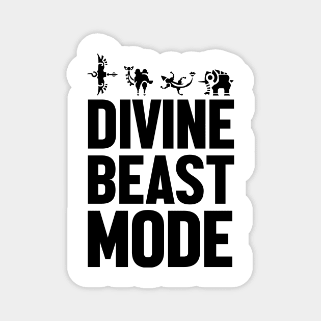 Divine Beast Mode Magnet by thisisntcrystal