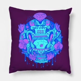 Blue Mystic Aquarius Vase Pillow