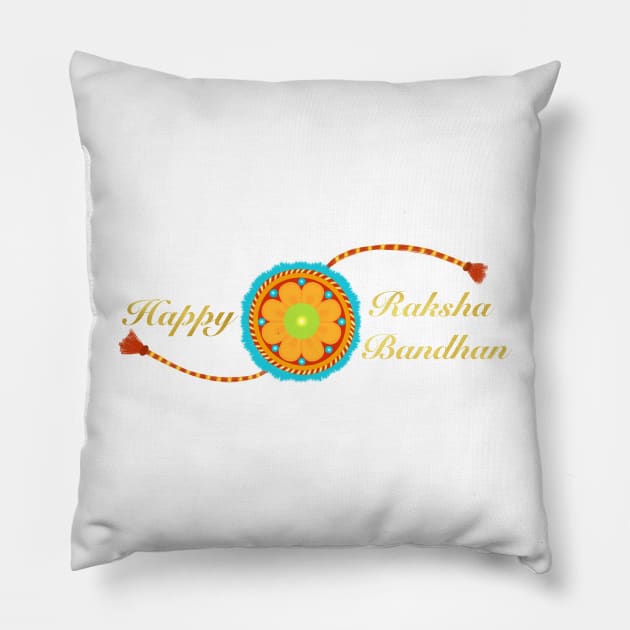 Raksha bandhan, Rakhi Pillow by HariniArts