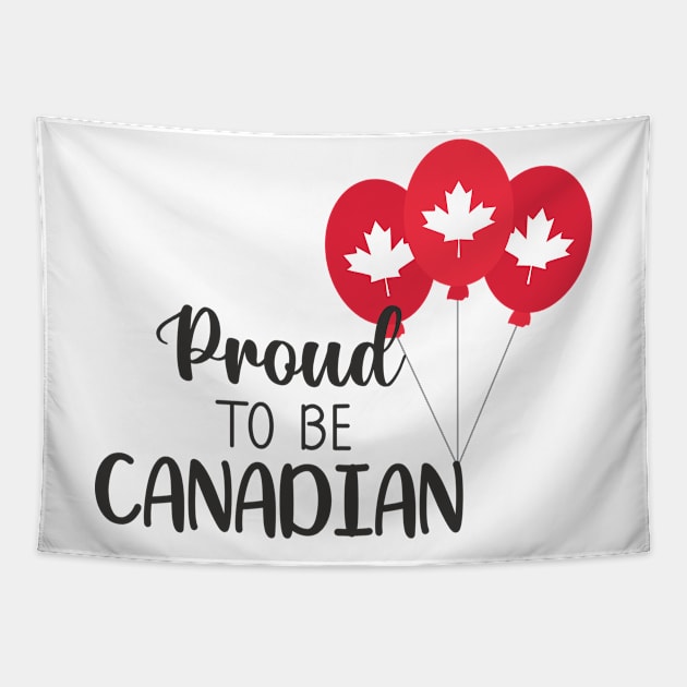 Proud To Be Canadian Tapestry by TinPis