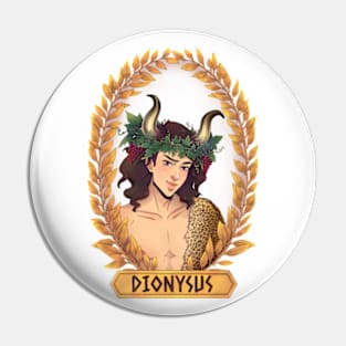 Dionysus Olympian God Greek Mythology Pin