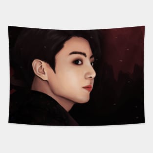 BTS JUNGKOOK FAKE LOVE Tapestry