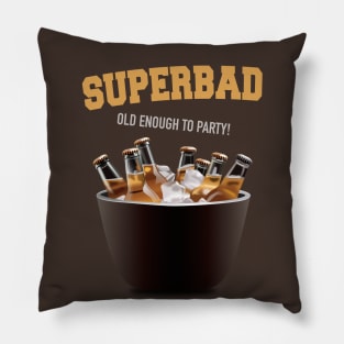 Superbad - Alternative Movie Poster Pillow