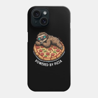 Sloth Life: Powered by Pizza Phone Case