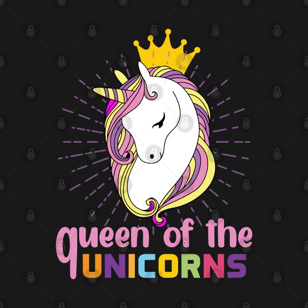 Queen of the unicorns by Daily Art