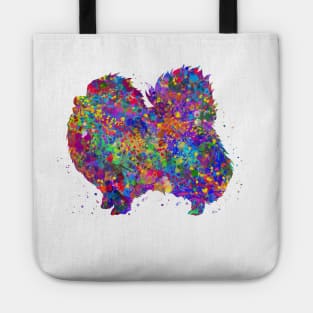 Pomeranian dog watercolor Tote