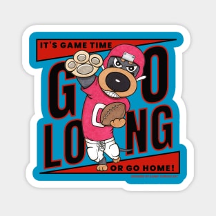 Cute Funny Doxie Dachshund Dog Football Magnet