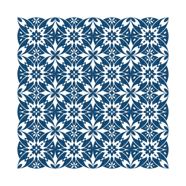 Mediterranean Tiles N.01 / Blue Jeans by matise