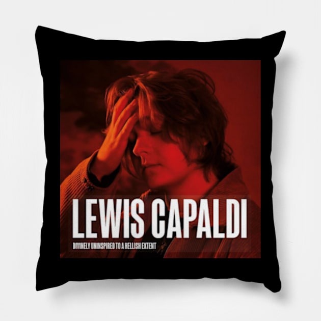 LEWIS CAPALDI MERCH VTG Pillow by Mayacali Art
