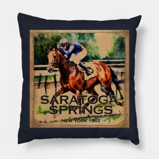 Historical Saratoga Springs Pillow