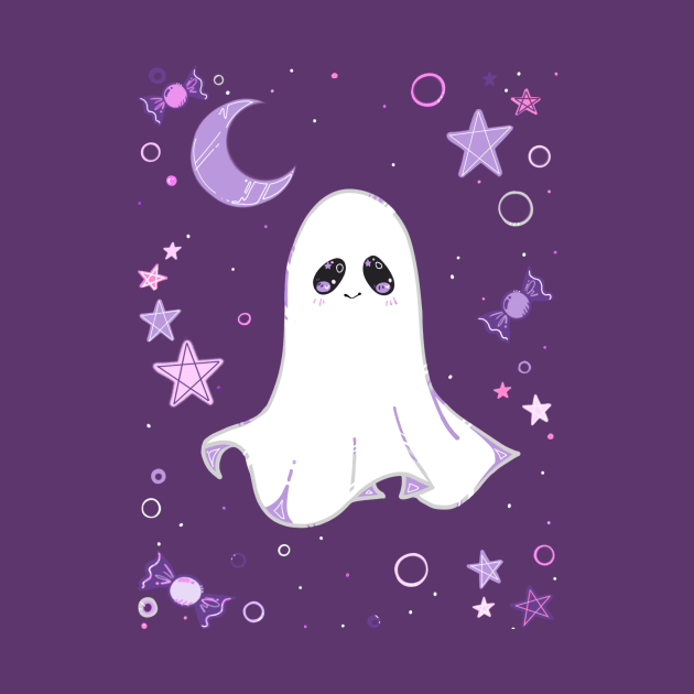 Pastel ghostie! by Elisa_Arts